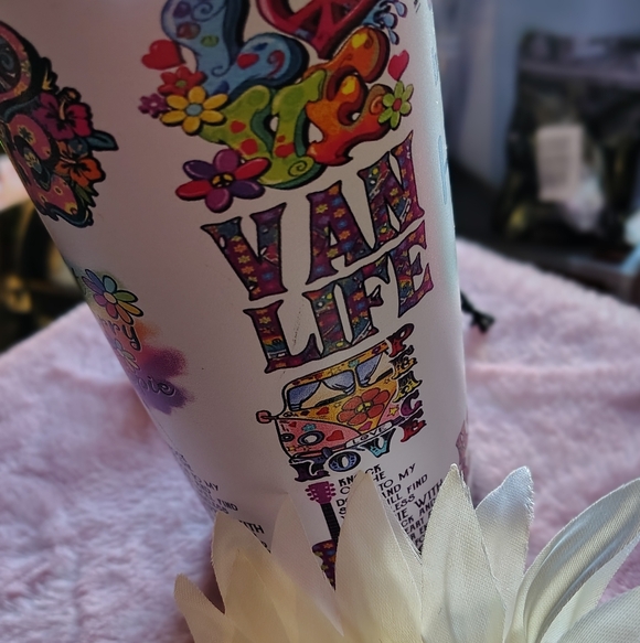 Colorful Vibrant Hippie Mug - Picture 4 of 4